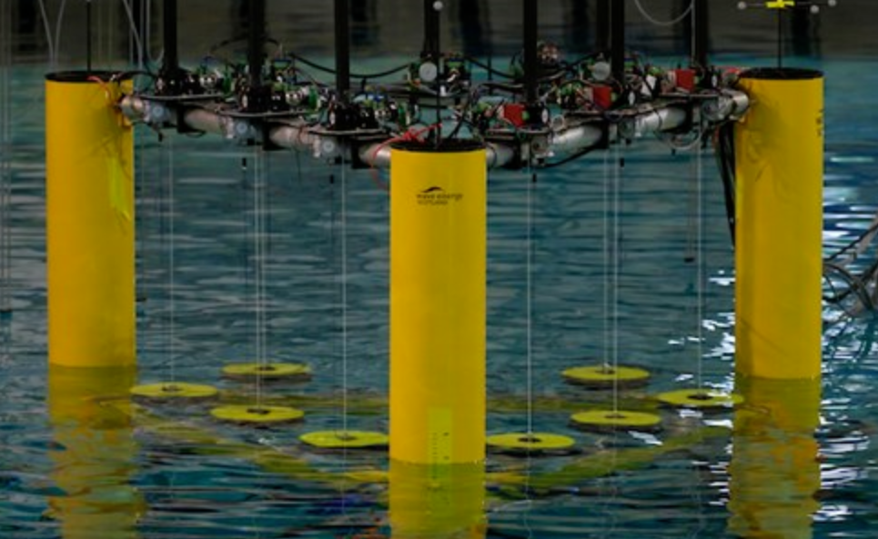 Testing of Floating Wind-power Generation and the Wave-energy Platform